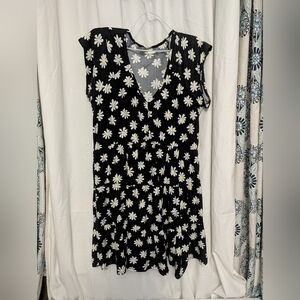 No Boundaries Black and White Floral Top